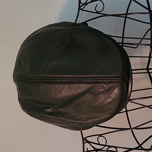 Lethmik Black Leather Flat Cap Newsboy Gatsby Earflap Hat Mens XXL Preppy Winter - Picture 6 of 11